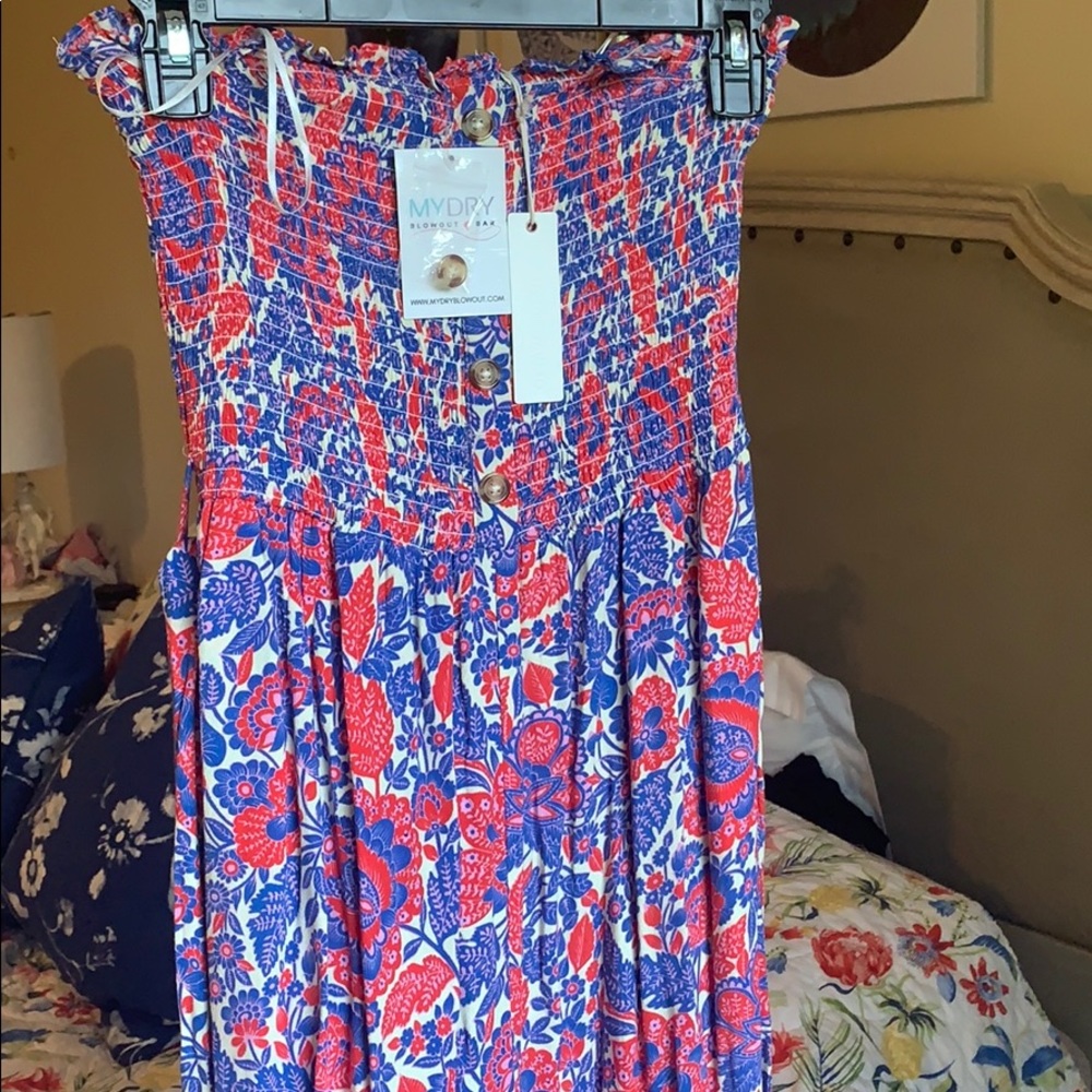 Strapless romper